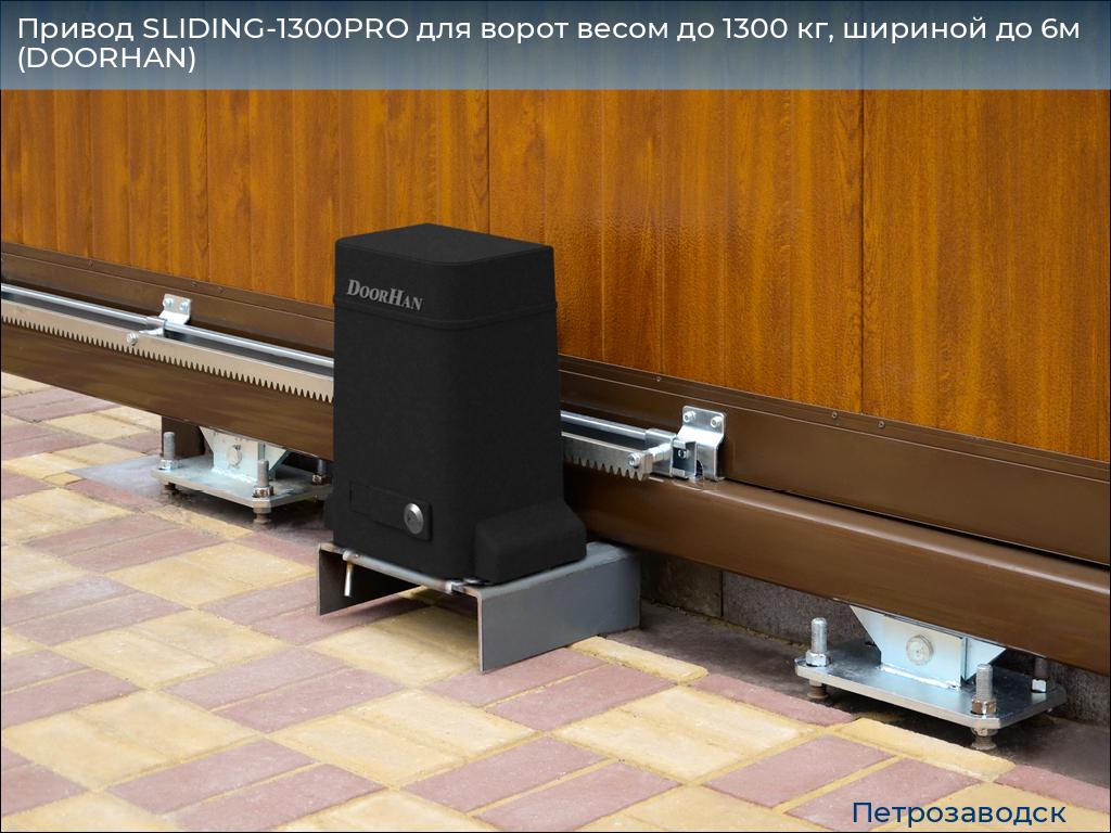 Привод SLIDING-1300PRO для ворот весом до 1300 кг, шириной до 6м (DOORHAN), petrozavodsk.doorhan.ru