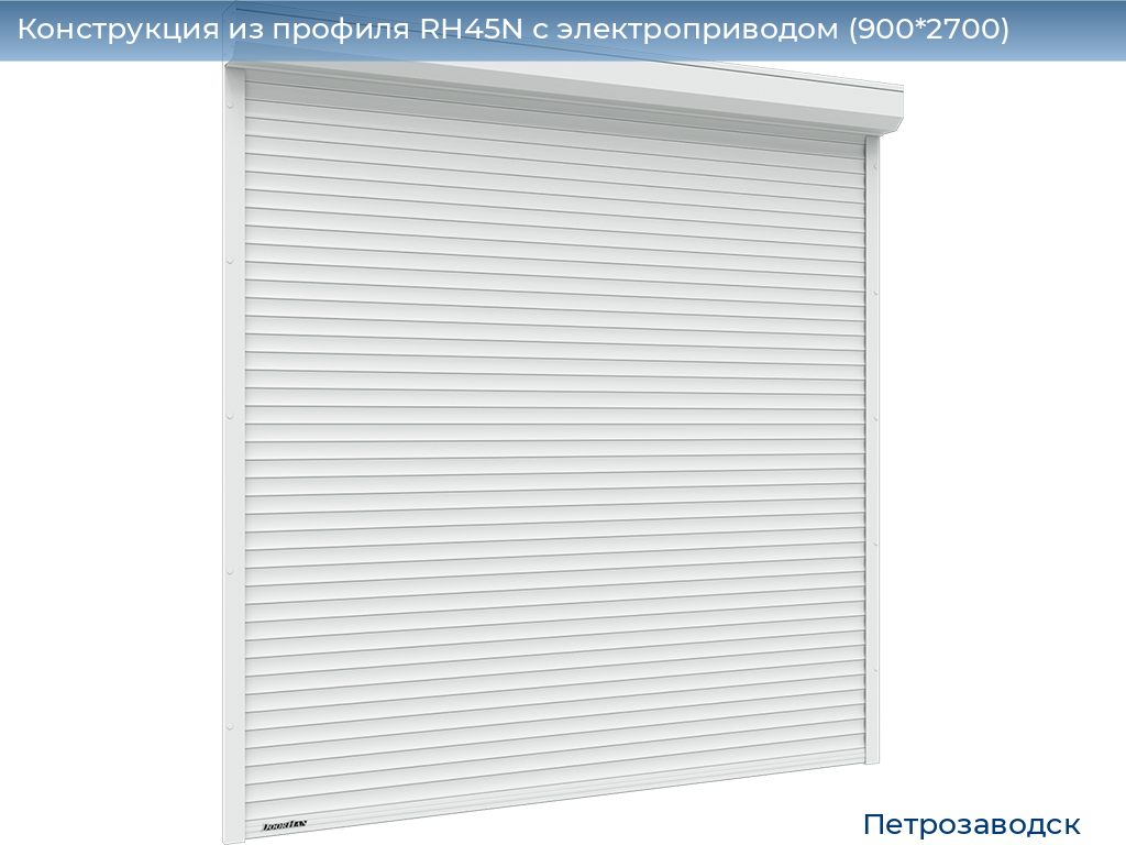 Конструкция из профиля RH45N с электроприводом (900*2700), petrozavodsk.doorhan.ru