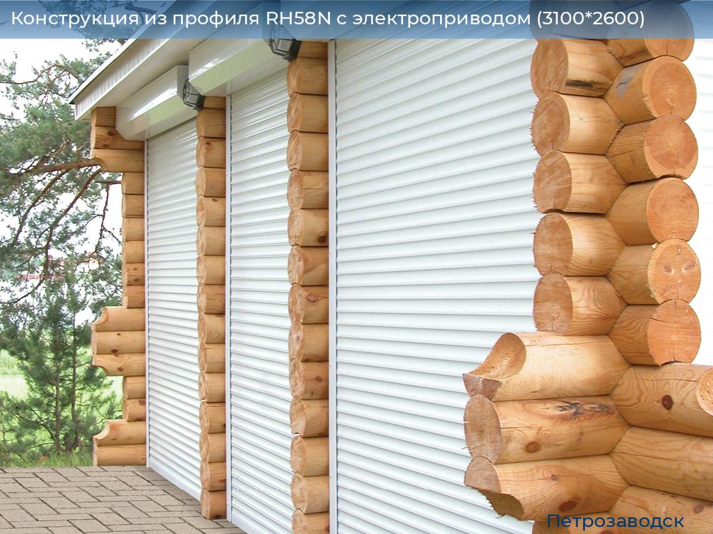Конструкция из профиля RH58N с электроприводом (3100*2600), petrozavodsk.doorhan.ru