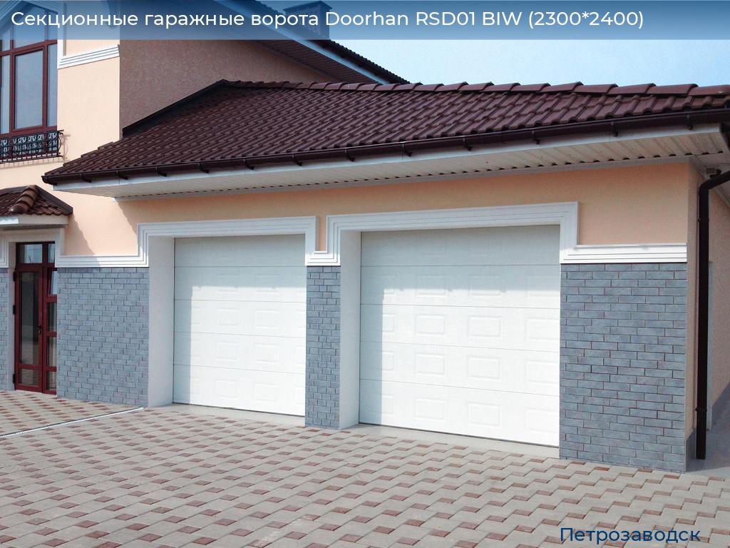 Секционные гаражные ворота Doorhan RSD01 BIW (2300*2400), petrozavodsk.doorhan.ru