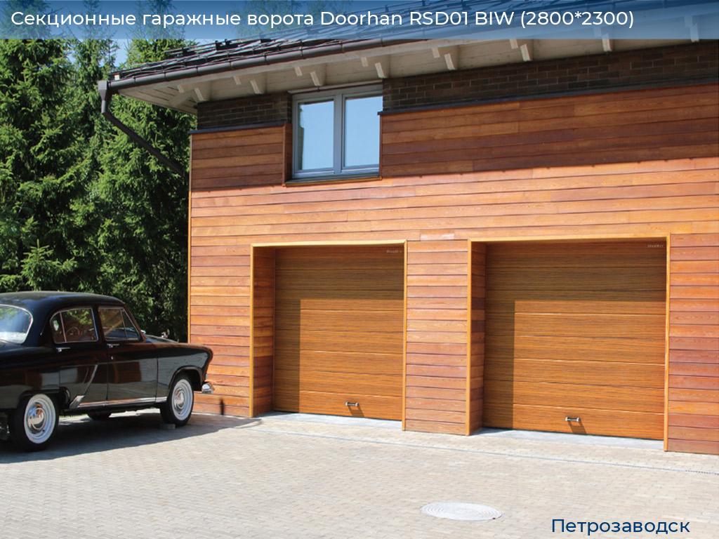 Секционные гаражные ворота Doorhan RSD01 BIW (2800*2300), petrozavodsk.doorhan.ru